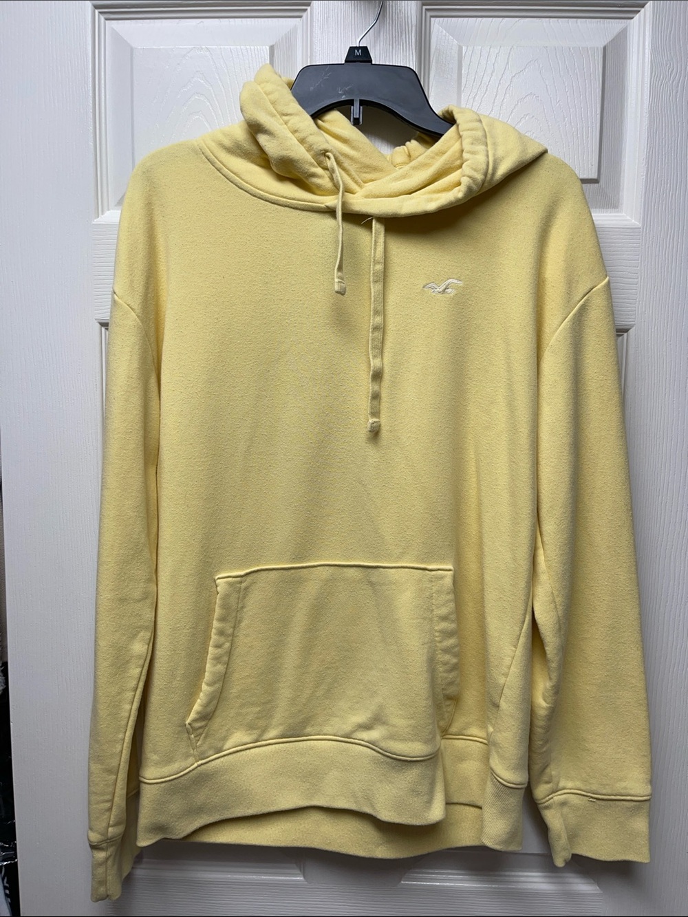 Hollister Pale Yellow Pullover Hoodie